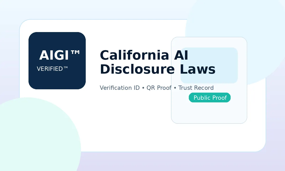 California AI Disclosure Laws Explained
